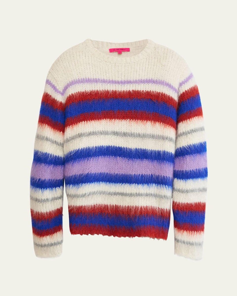 Thistle Vineyard Stripe Alpaca Sweat
